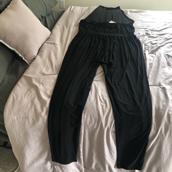 New w/ Tag, Plus Size One Piece Halter Bodysuit. - Picture 3 of 3